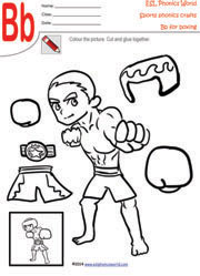 boxing-sports-craft-worksheet